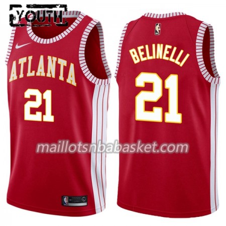 Maillot Enfant Atlanta Hawks Marco Belinelli 21 Nike Classic Edition Swingman